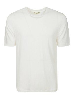 Tシャツ・カットソー DNL SS23 KOREAN NECK SHIRT (QE8N3U UA1 WHITE) DNL Korean neck shirt - White - Men | QE8N3UUA1 | thebs.com