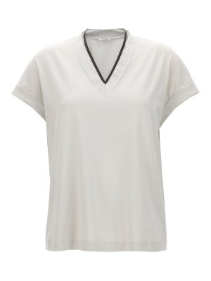 BRUNELLO CUCINELLI: Camisetas - Camiseta - Gris