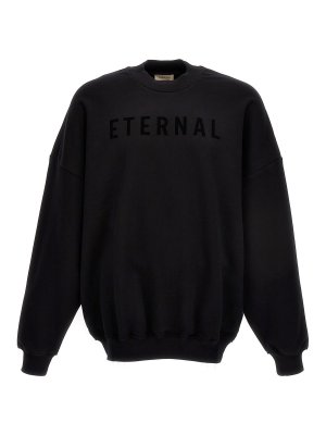 Off-White Logo cotton sweatshirt - Black | OMBA054F23FLE0171001