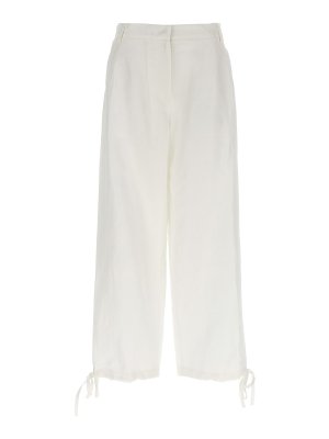 m.s.g.m.: Pantalones casual - Pantalón Casual - Blanco