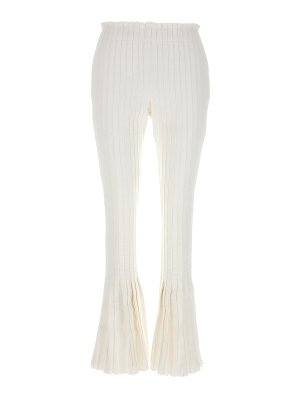 Sacai: カジュアルトラウザー - カジュアルパンツ - 白