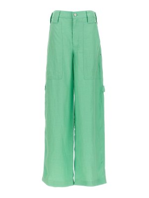 STELLA McCARTNEY: Pantalones casual - Pantalón Casual - Verde