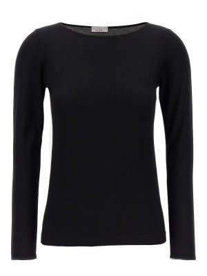 BRUNELLO CUCINELLI: cardigans - Glitter sweater