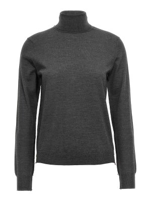 MM6 MAISON MARGIELA: cardigans - wool turtleneck sweater