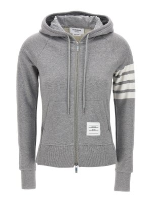 THOM BROWNE: Sweatshirts & Sweaters - Logo hoodie