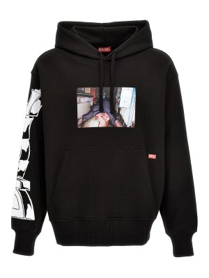 Autry Iconic action hooded cotton sweatshirt - White | HOIM2361