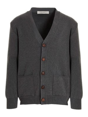 GOLDEN GOOSE: Cárdigans - Cárdigan - Gris