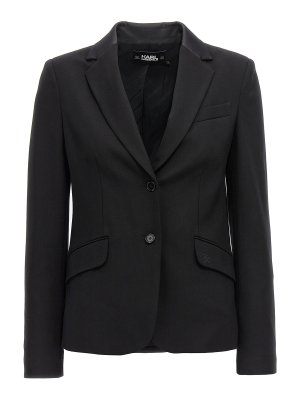 KARL LAGERFELD: Blazer - Blazer - Schwarz