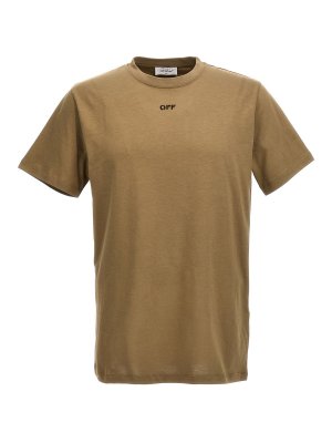 OFF-WHITE: t-shirts - T-shirt off stitch
