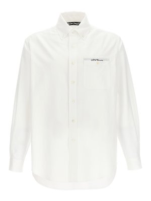 Palm Angels: Camisas - Camisa - Blanco