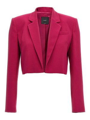 PINKO Leather jacket SENSIBILE in pink