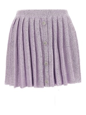 Marni Check longuette skirt - Light Blue | GOMA0554IUUTP730CHB94