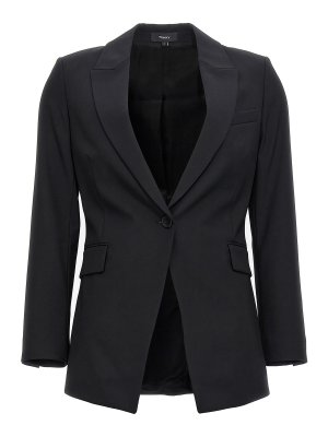 David Koma tailored tuxedo blazer - Black - Women