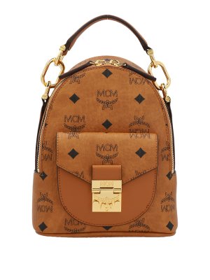 Mcm dual stark backpack medium beige best sale