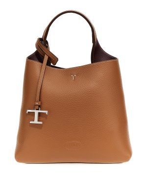 TOD'S: Bolsos de hombro - Bolso Shopping - Marrón