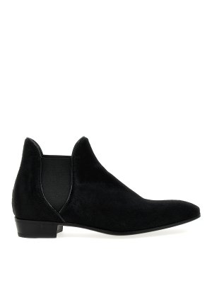 LIDFORT: ankle boots - Calf hair ankle boots