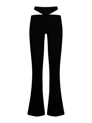 The Attico: Pantalons casual - Jean Évasé - Noir