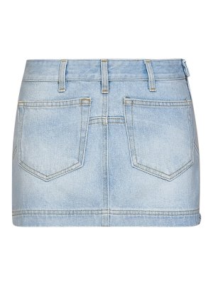 スカート ALESSANDRA RICH Knit midi skirt Blue Studded denim maxi skirt in blue - Alessandra Rich | Mytheresa