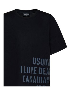 DSQUARED2: T-shirts - T-Shirt - Schwarz