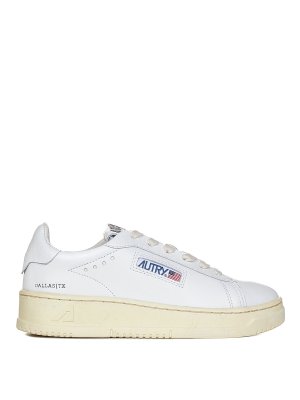 AUTRY: trainers - Dallas low white leather sneakers for kids