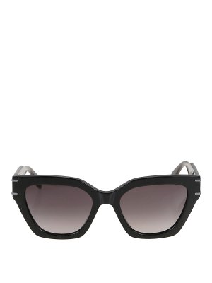 ALEXANDER MCQUEEN: 眼鏡 - 眼鏡 - 黒