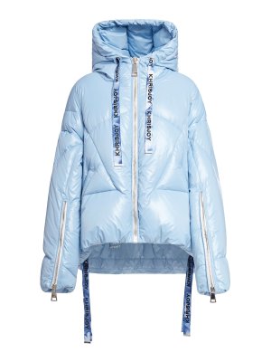 Khrisjoy Chevron-quilted Padded Ski Jacket in Blue