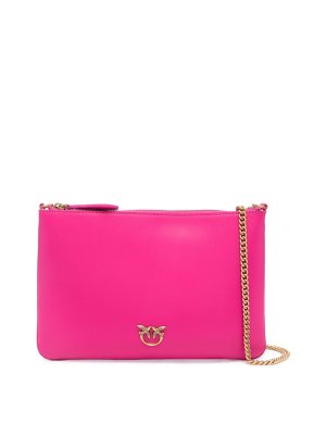 Pinko: wallets & purses - Pinko Flat Love Simply Crossbody Bag