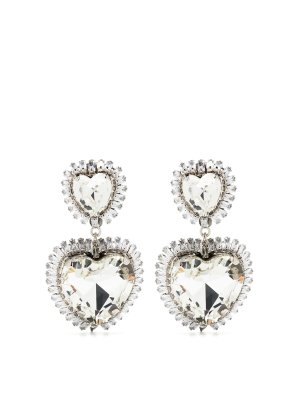 Versace Medusa pearl crystal earrings - Gold
