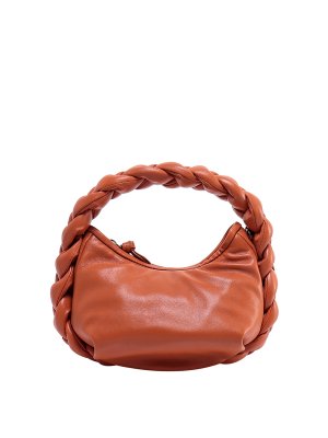 HEREU Cream-coloured leather Espiga handbag