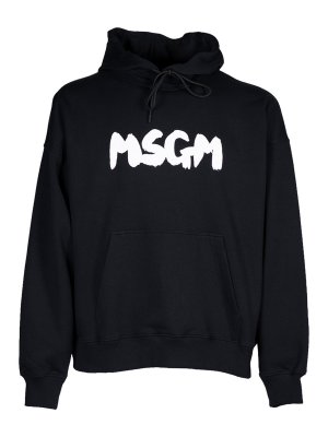 M.S.G.M. Logo-print sweatshirt - Black - Men | 3540MM11923779999