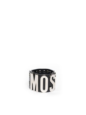 MOSCHINO: Bracelets & Bangles - Metellic letters big bracelet