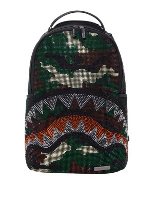 SPRAYGROUND: backpack with rhinestones - Blue  Sprayground duffel bag  910B4339NSZ online at