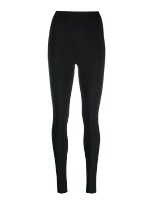 Mugler Sheer panels leggings