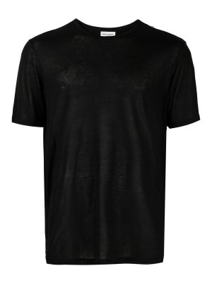 SAINT LAURENT: t-shirts - Cotton t-shirt