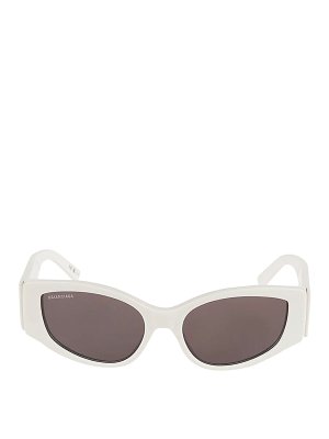 BALENCIAGA: Sonnenbrillen - Sonnenbrille - Weiß