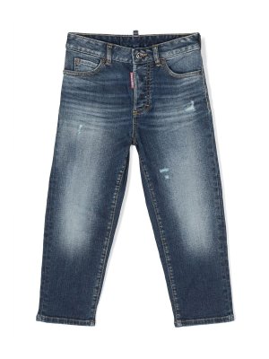 DSQUARED2: straight leg jeans - Jeans