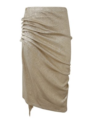 PACO RABANNE: Jupes midi et au genou - Jupe Midi - Métallique