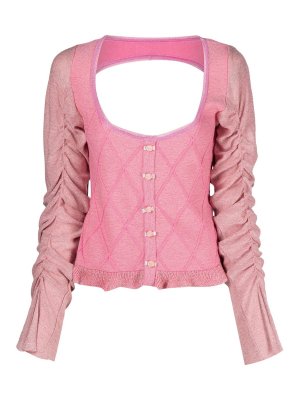 CORMIO: cardigan - Cardigan con bottoni rose