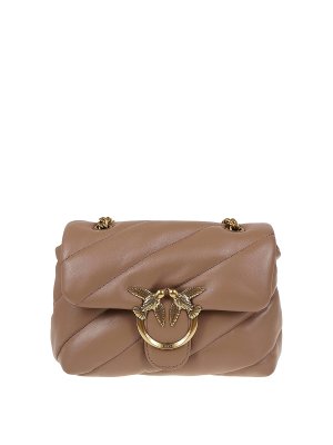 バッグ・カバンその他 Pinko Crossbody bags Beige Pinko Love Leather Crossbody Bag, Beige - Beige | 100053A0F1D01Q