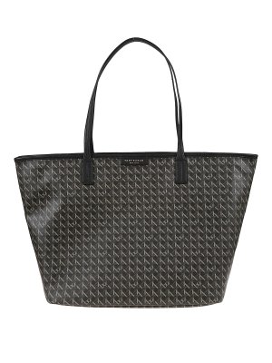 ToryBurch ★ Ella Printed Tote - Black Scatter Daisy TORY BURCH Ella Black Scatter Daisy Printed Tote Bag 160932