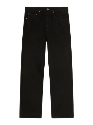 Palm Angels: ブーツカットジーンズ - ブーツカットジーンズ - 黒