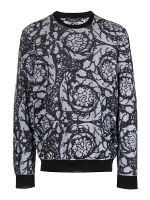 VERSACE: maglia collo rotondo - maglia `vanis baroque serie`
