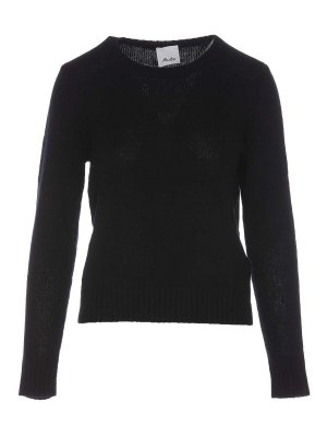 ALLUDE: Pull col rond - Pull Col Rond - Noir