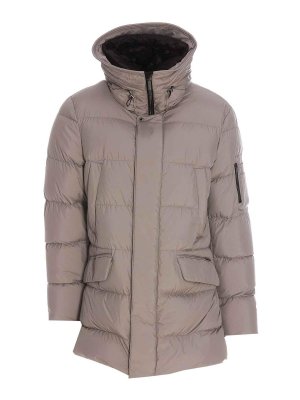 Moorer Albori hooded jacket - Grey - Men