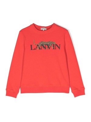 LANVIN: Sweatshirts & Pulls - Sweat-Shirts - Rouge