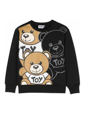 MOSCHINO: Sweatshirts und Pullover - Sweatshirt - Schwarz