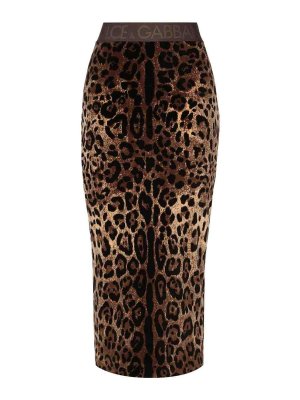 DOLCE & GABBANA: Knielange und Midi Röcke - Midirock - Hellrosa