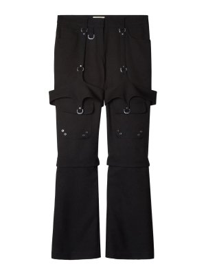 OFF-WHITE: Trousers Shorts - Cargo Pants with Buckle Detail