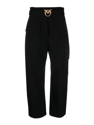 Pinko `pauline` pants - Black - Women | 101805A15MZ99 Pinko `pauline` pants - Black - Women | 101805A15MZ99