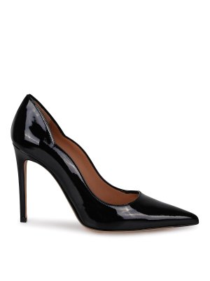 Court shoes Marc Ellis - Black Glass patent leather pumps - MA5001NERO